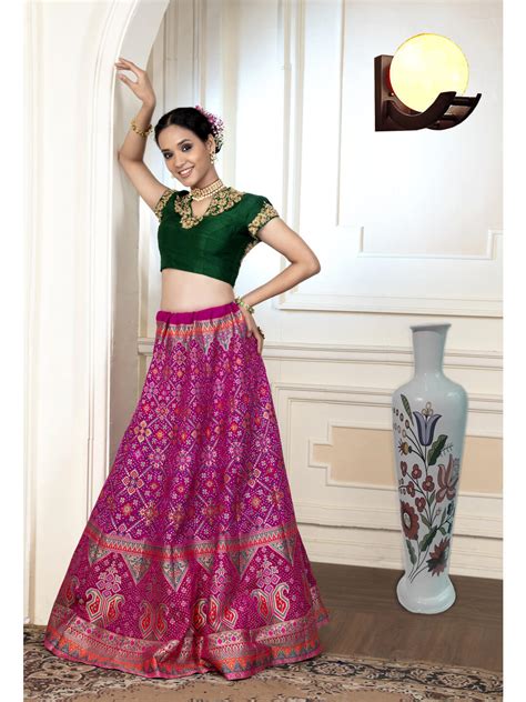 Bandhani Lehenga Online Bandhani Chaniya Choli Khatri Jamnadas Bechardas