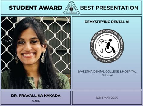 Award ORAL PATHOLOGY SAVEETHA