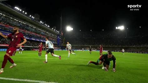 Vídeo Argentina x Venezuela Melhores Momentos do 1º Tempo futebol ge