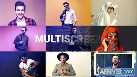 Videohive Rythmic Smooth Dynamic Opener Multiscreen Slideshow