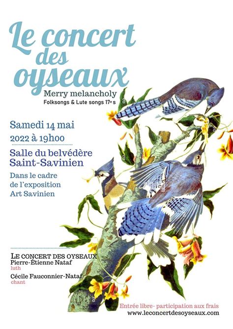 Concert Des Oyseaux Mairie De Saint Savinien Sur Charente 17