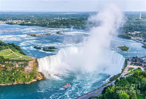 Niagara Falls Aerial View Canadian Photograph by Cpq | Pixels