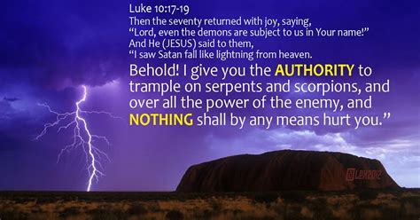 Live Right By Believing Right Luke Jesus Gives Us Authority