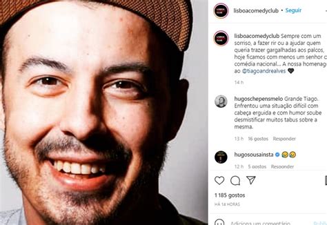 Comediante Tiago André Alves morreu aos 32 anos