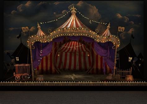 Circus Tent Dark Circus Circus Design Vintage Circus