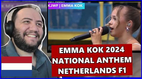 Emma Kok 2024 MotoGP National Anthem Of The Netherlands Wilhelmus