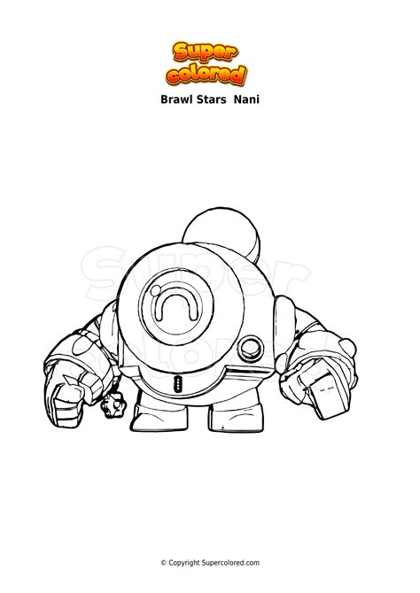 Disegno Da Colorare Brawl Stars Belle