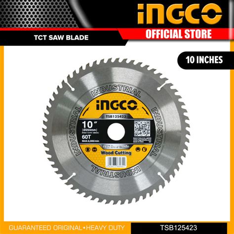 Ingco Tsb Industrial Tct Saw Blade For Wood Cutting Suitable In