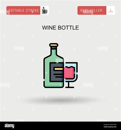 Mockup Wine Bottle Stock Vector Images Alamy