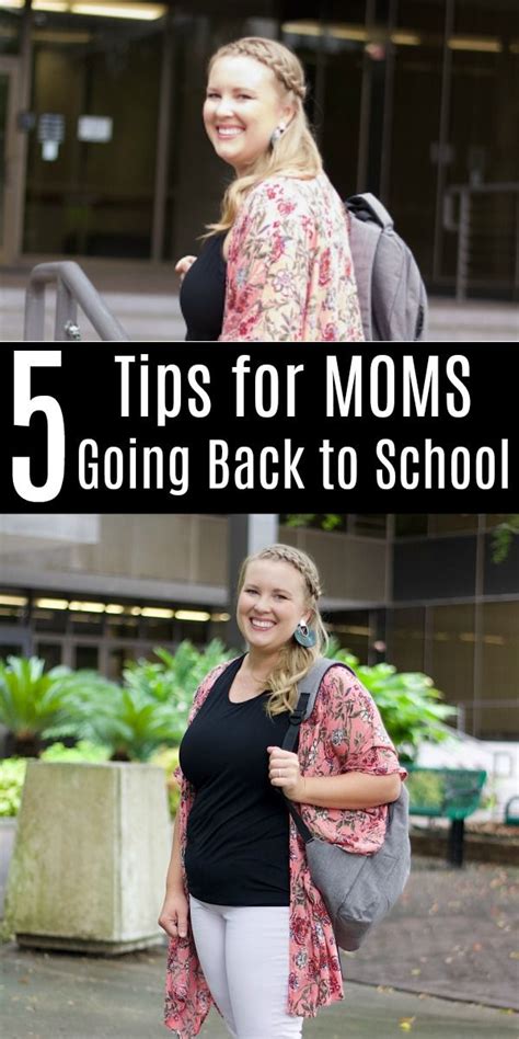 5 Tips For Moms Going Back To School Artofit