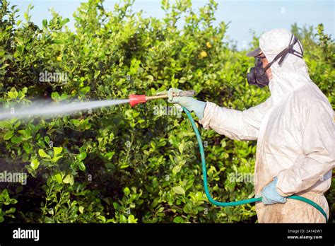 Man Spraying Pesticides Hi Res Stock Photography And Images Alamy