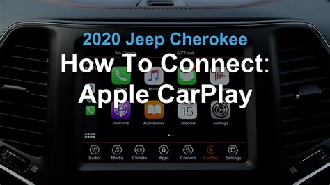 2020 Jeep Cherokee How To Connect To Apple CarPlay Rairdon