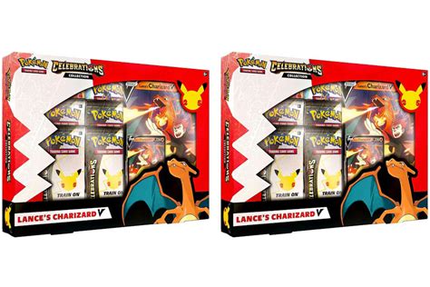 Pokémon Tcg 25th Anniversary Celebrations V Box Lances Charizard V 2x