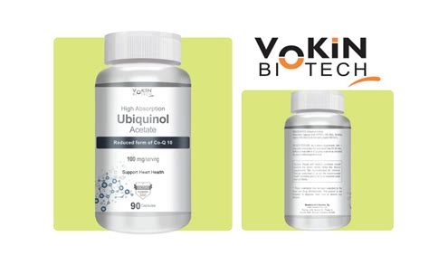 Vokin Biotech Ubiquinol Acetate Support Heart Health Capsules