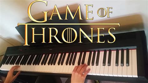 Game Of Thrones Main Title Theme Piano Cover Youtube