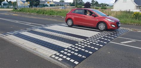 Xpt Modular Rubber Pedestrian Crossing Speed Table Pittman