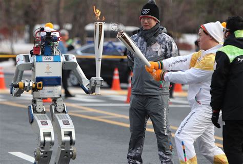 Robots Ready To Ski Paint And Clean At South Koreas 2018 Winter