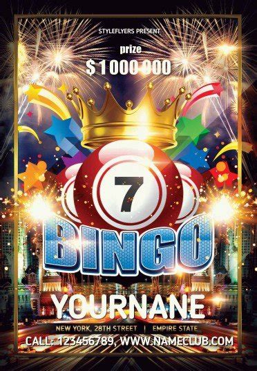 Bingo Psd Flyer Template 9386 Styleflyers