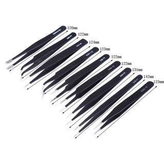 Jual Pinset Vetus Tweezers Pinset Lurus Pinset Bengkok Esd Hitam