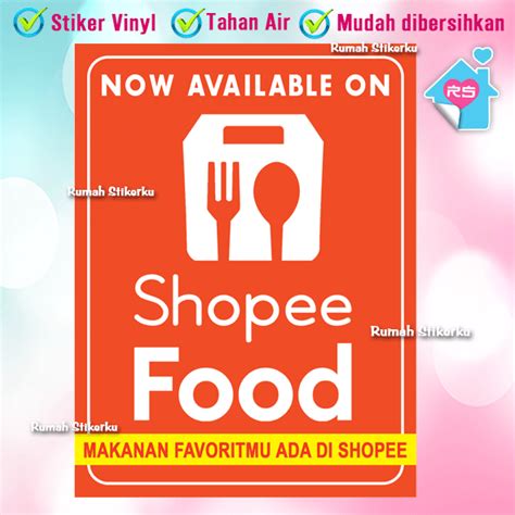 Stiker Now Available On Online Food Lazada Indonesia