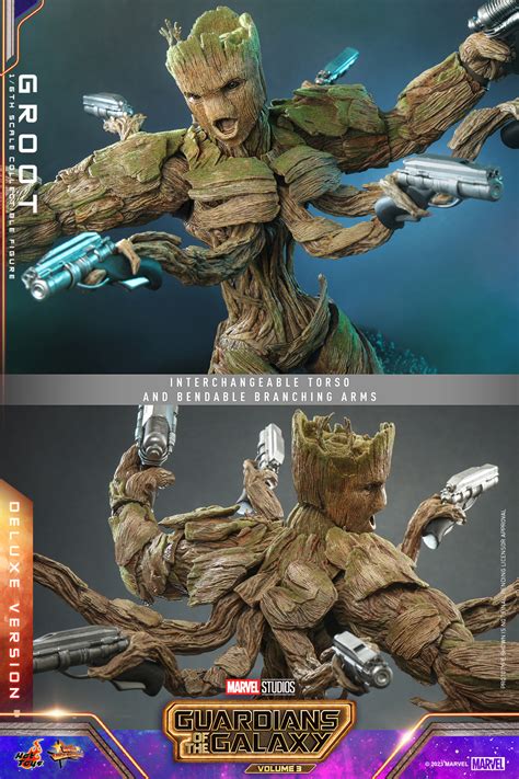 Hot Toys MMS707 1 6 Guardians of the Galaxy Vol 3 Groot Deluxe Version AcareToys จำหนาย