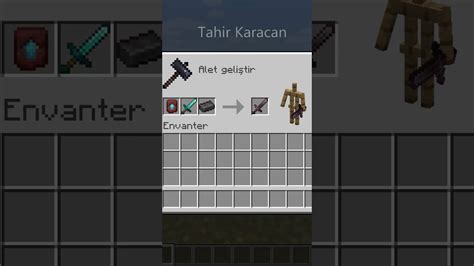 Minecraft Netherite Kılıç Nasıl Yapılır Youtube