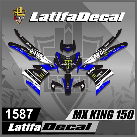 Jual TERBARU Decal MX KING 150 Fullbody Monster Custom Sticker Decal