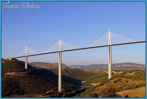 MILLAU VIADUCT BRIDGE MAP - TravelsFinders.Com