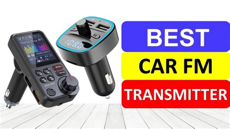 Top Best Car Fm Transmitter Bluetooth Fm Transmitter Youtube