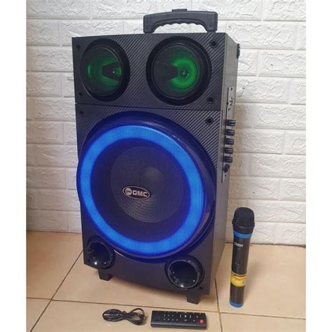 Jual Speaker Portable Gmc 897l Bluetooth Karaoke Extra Power Garansi