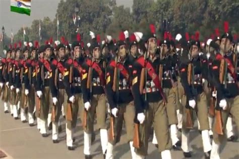 Assam rifles organised a pipe band and weapon display at Silchar