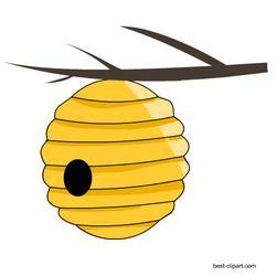 Free Beehive Clip Art Beehive Art Bee Drawing Bee Art