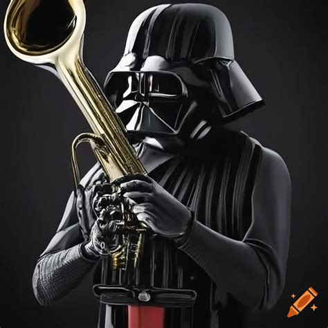 Darth Vader Playing A Tuba On Craiyon