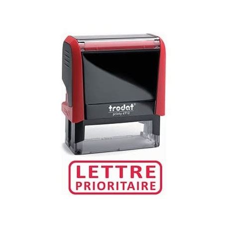 Tampon LETTRE PRIORITAIRE Trodat XPrint Rouge