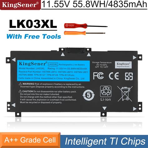 Kingsener Lk03xl Laptop Battery For Hp Envy 15 X360 15 Bp 15 Cn Tpn