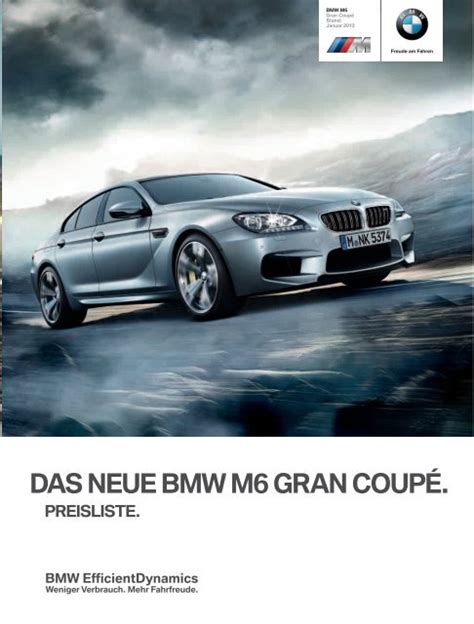 Das Neue Bmw M Gran Coup Preisliste Euler Group