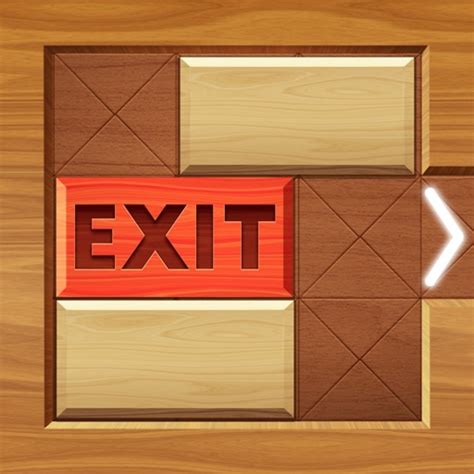 EXIT Unblock Red Wood Block By PLAYTOUCH