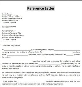 Business Letter Template Word | Word Business Letter Template