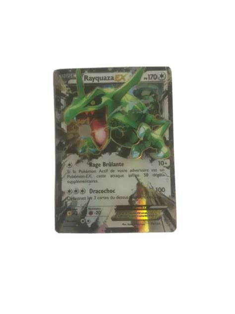 CARTE POKÉMON Rayquaza EX 75 108 XY Ciel Rugissant Française EUR 44