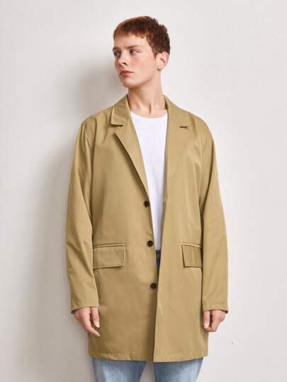 Men Trench Coats Fashion Men Trench Coats Shein Usa