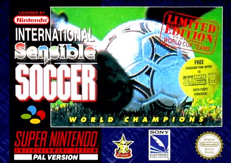 International Sensible Soccer: World Champions - Nintendo SNES ROM - Download