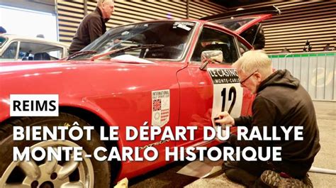 Vid Os Tout Est Pr T Pour Le D Part Du Rallye Monte Carlo Historique