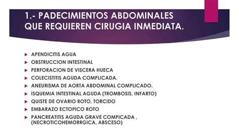 Solution Abdomen Agudo Quirurgico Studypool