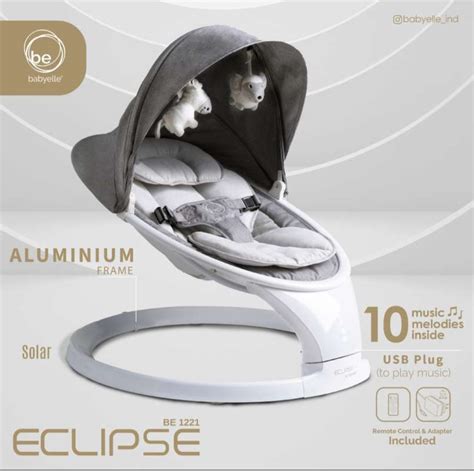 Jual BabyElle Swing Bed Eclipse 1221 Ayunan Bayi Elektrik Otomatis