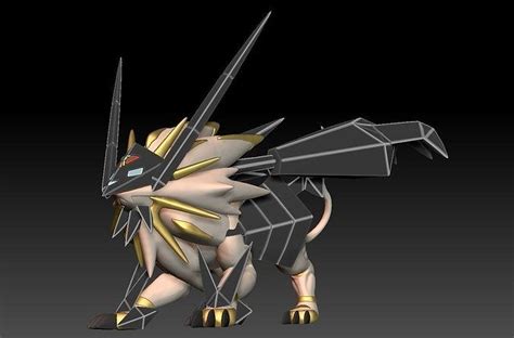 Pokemon Dusk Mane Necrozma 3d Model 3d Printable Cgtrader