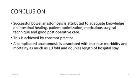 Principles Of Bowel Anastomosis Pdf