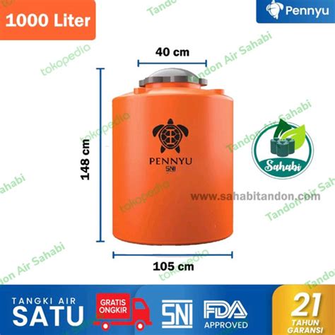 Jual Tandon Air Toren Air Tangki Air Pennyu Ukuran 1000 Liter