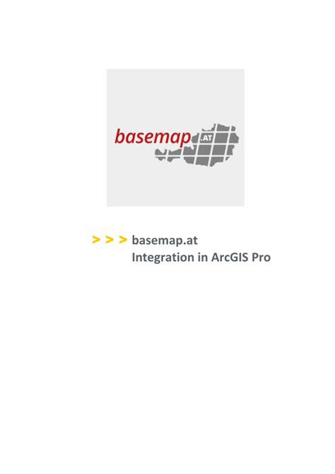 PDF Basemap At Einbindung In ArcGIS Pro Seite 2 Karte In ArcGIS