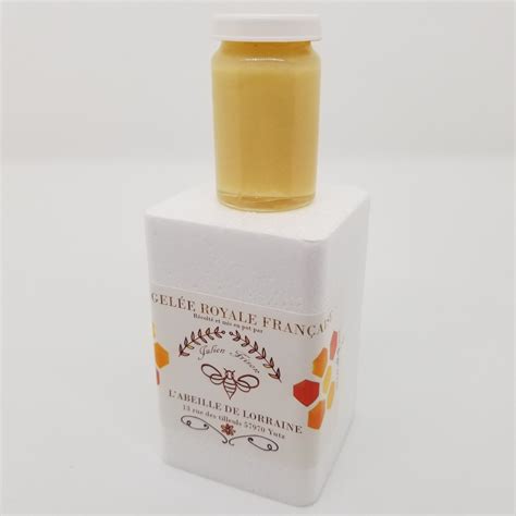 Gelée royale Française fraîche la cure de 25gr L Abeille de Lorraine