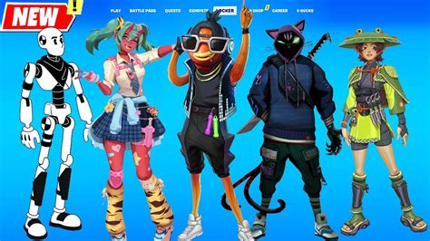 NEW Fortnite Leaked Survey Skins 2024 2025 DJ Fishstick Ninja Cat